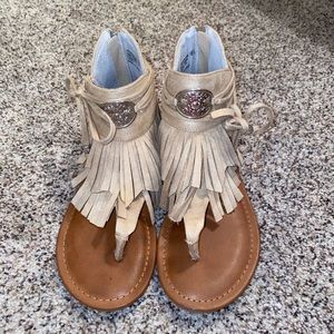 Not Rated Fringe Sandals